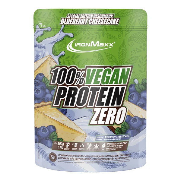 IronMaxx 100% VEGAN PROTEIN ZERO, 500 g Beutel