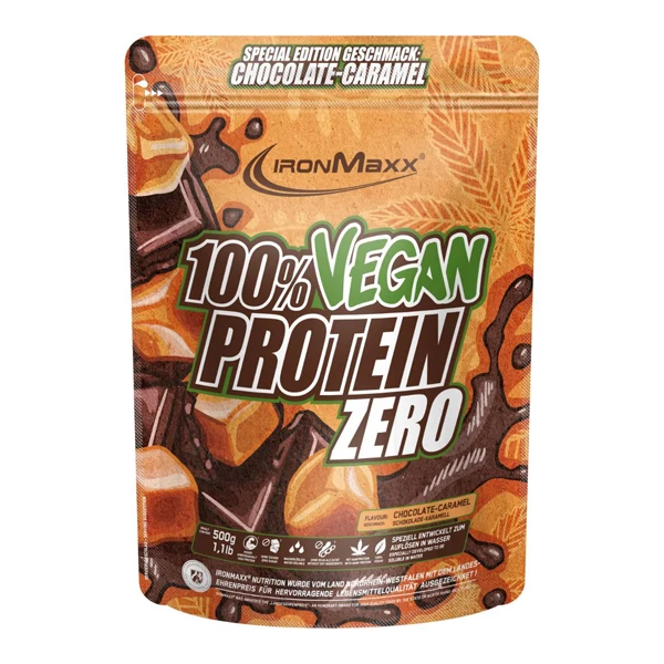 IronMaxx 100% VEGAN PROTEIN ZERO, 500 g Beutel