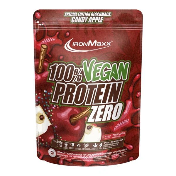 IronMaxx 100% VEGAN PROTEIN ZERO, 500 g Beutel