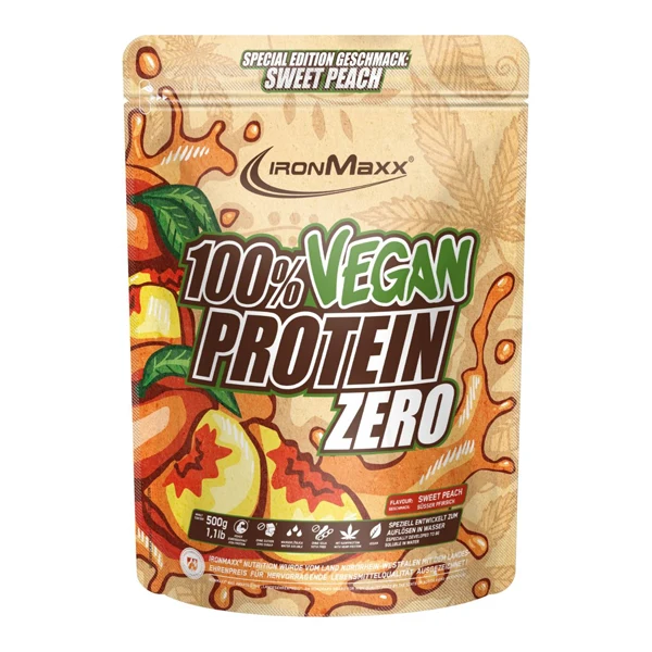 IronMaxx 100% VEGAN PROTEIN ZERO, 500 g Beutel