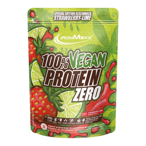 IronMaxx 100% VEGAN PROTEIN ZERO, 500 g Beutel