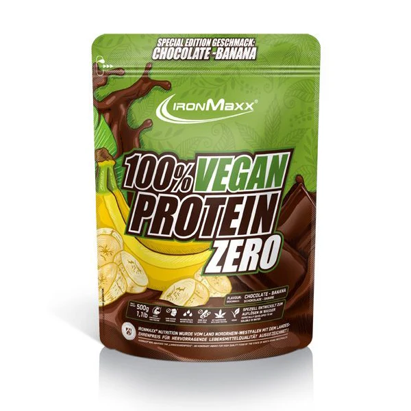 IronMaxx 100% VEGAN PROTEIN ZERO, 500 g Beutel
