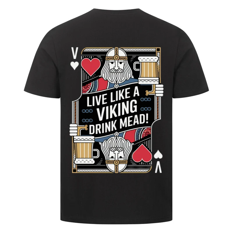 Viking of Heart - Herren Shirt Backprint