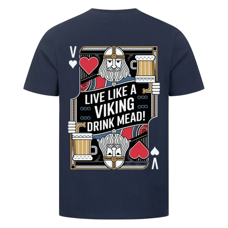 Viking of Heart - Herren Shirt Backprint