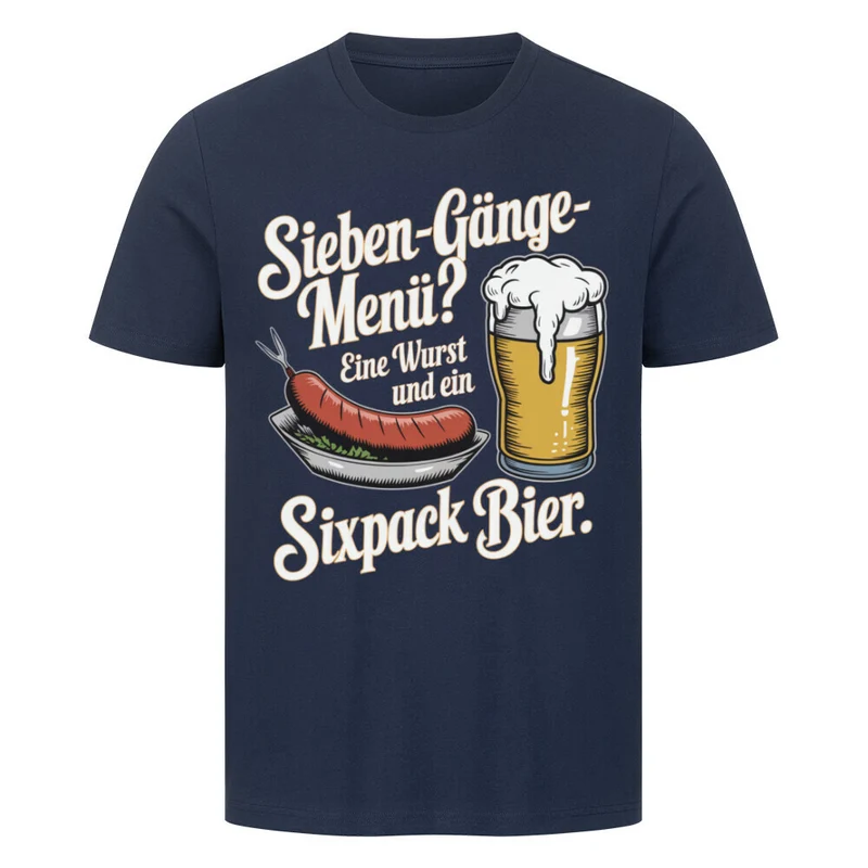 Sieben-Gänge-Menü? - Herren Shirt