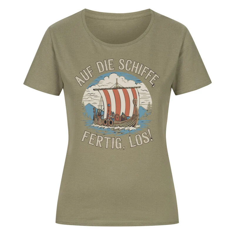 Auf die Schiffe - Damenshirt