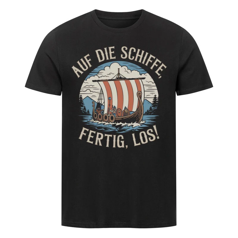 Auf die Schiffe - Herren Premiumshirt