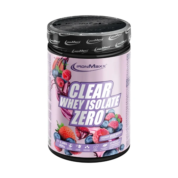 IronMaxx CLEAR WHEY ISOLATE ZERO, 400 g Dose