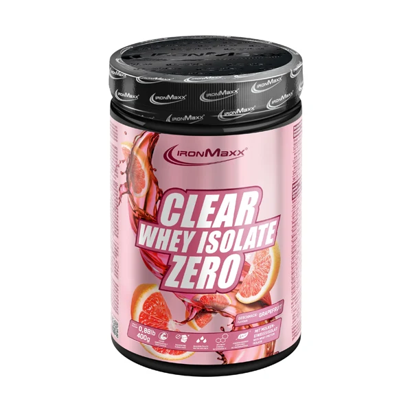 IronMaxx CLEAR WHEY ISOLATE ZERO, 400 g Dose