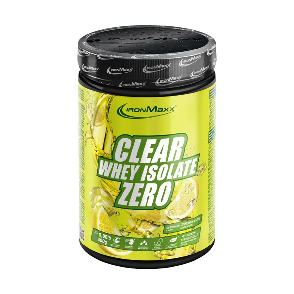 IronMaxx CLEAR WHEY ISOLATE ZERO, 400 g Dose