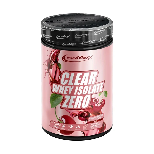 IronMaxx CLEAR WHEY ISOLATE ZERO, 400 g Dose
