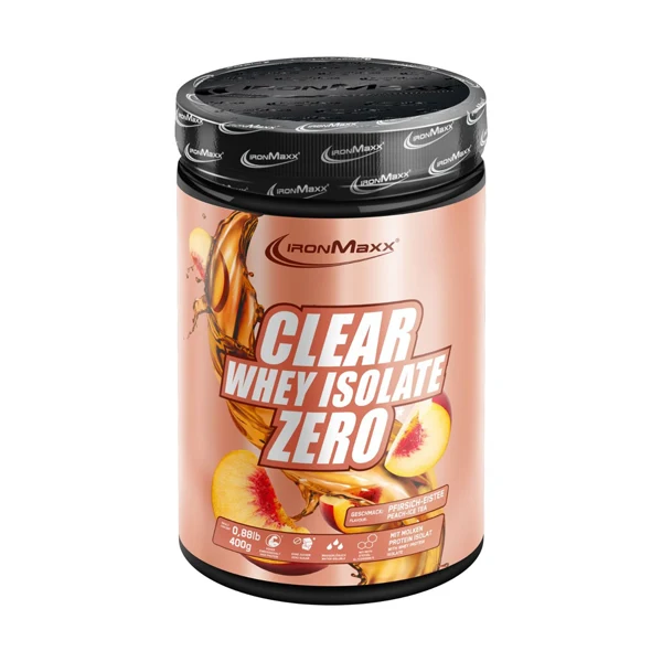 IronMaxx CLEAR WHEY ISOLATE ZERO, 400 g Dose