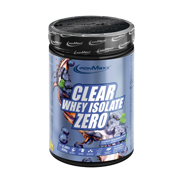 IronMaxx CLEAR WHEY ISOLATE ZERO, 400 g Dose
