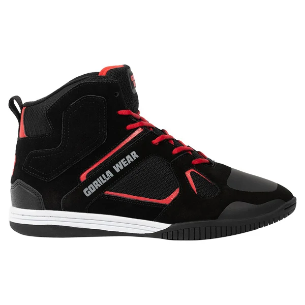 Gorilla Wear TROY HIGH TOPS Schuh, Black/Red