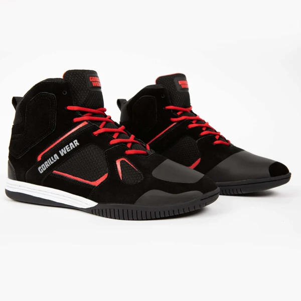 Gorilla Wear TROY HIGH TOPS Schuh, Black/Red