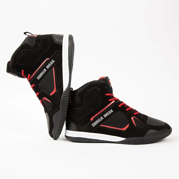 Gorilla Wear TROY HIGH TOPS Schuh, Black/Red