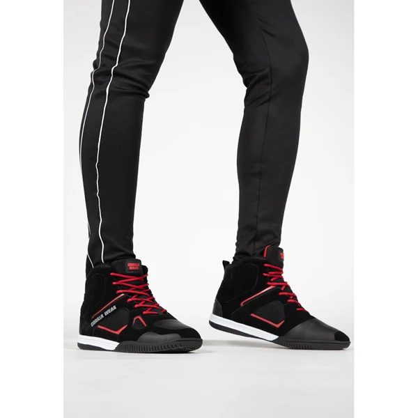 Gorilla Wear TROY HIGH TOPS Schuh, Black/Red