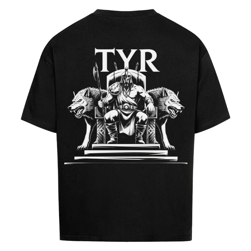 Tyr - Oversized Premium Shirt Unisex Backprint