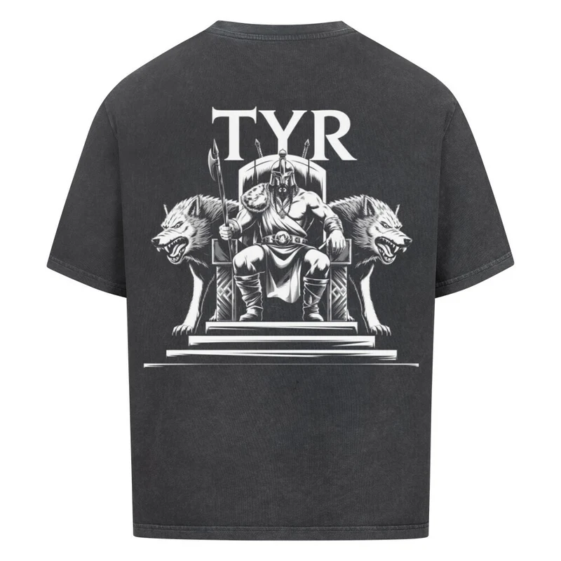 Tyr - Oversized Premium Shirt Unisex Backprint