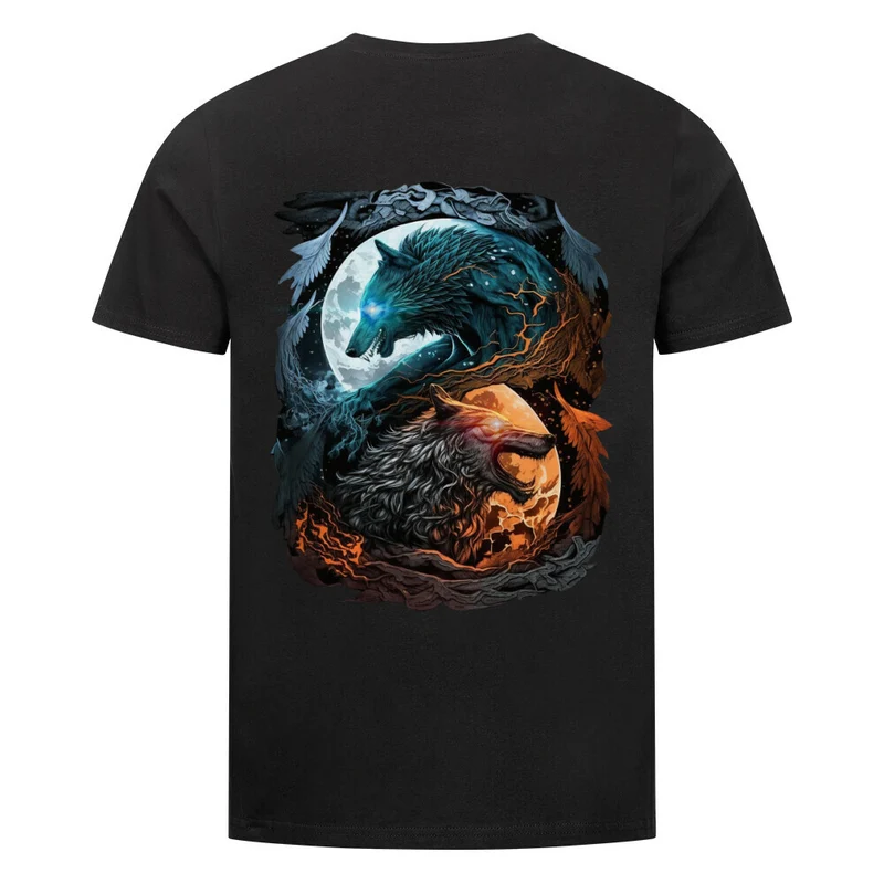 Jäger des Himmels - Premium Herren Shirt Backprint