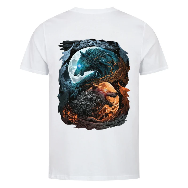 Jäger des Himmels - Premium Herren Shirt Backprint