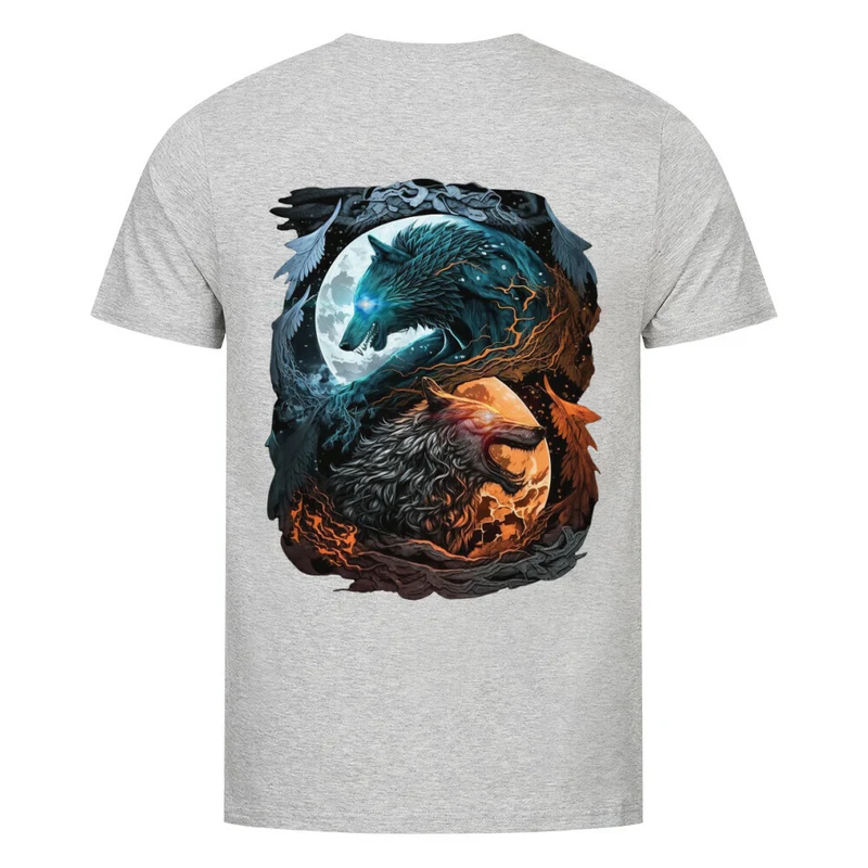 Jäger des Himmels - Premium Herren Shirt Backprint