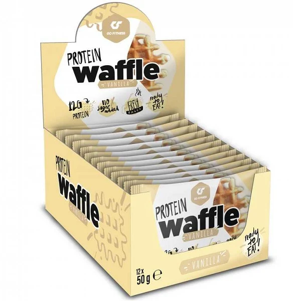 GoFitness PROTEIN WAFFLE, 12x 50 g Waffel