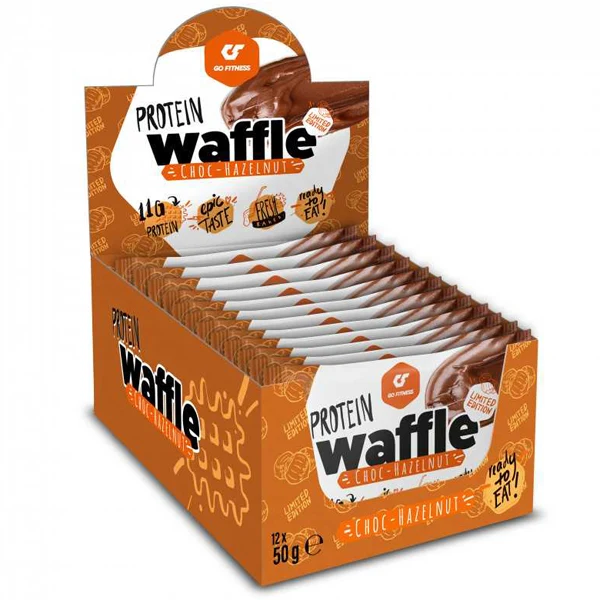 GoFitness PROTEIN WAFFLE, 12x 50 g Waffel