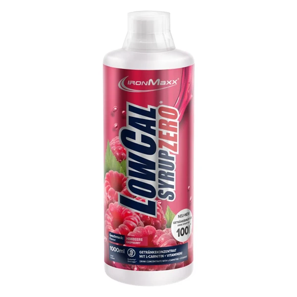 IronMaxx LOWCAL SYRUP ZERO, 1000 ml Flasche
