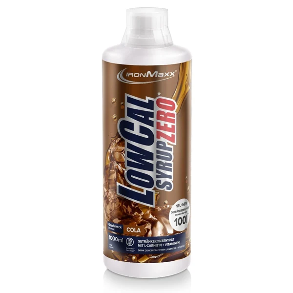 IronMaxx LOWCAL SYRUP ZERO, 1000 ml Flasche
