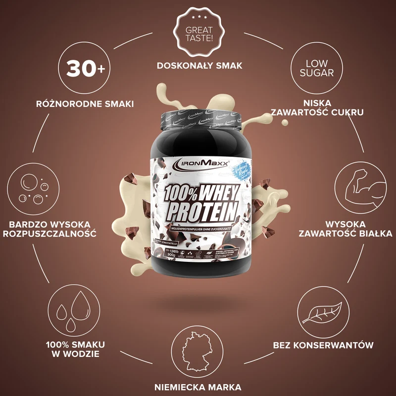 100% Whey Protein (900g) - Stracciatella