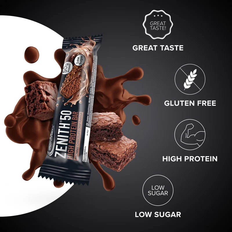 ZENITH® 50 Protein Riegel (100g) - Brownie Chocolate Crisp
