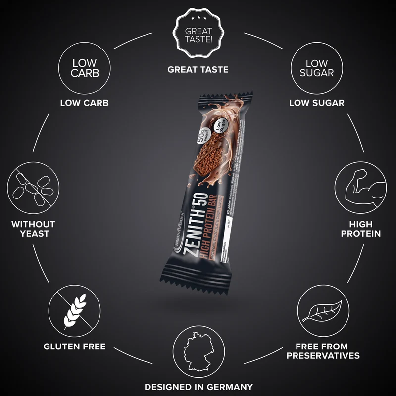 ZENITH® 50 Protein Riegel (100g) - Brownie Chocolate Crisp
