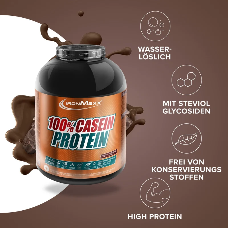 100% Casein Protein (2000g) - Schokolade