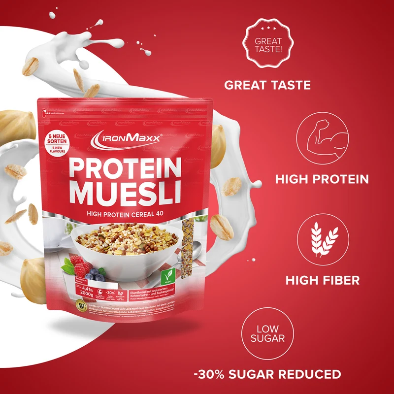 Protein Müsli (2000g) - Haselnuss