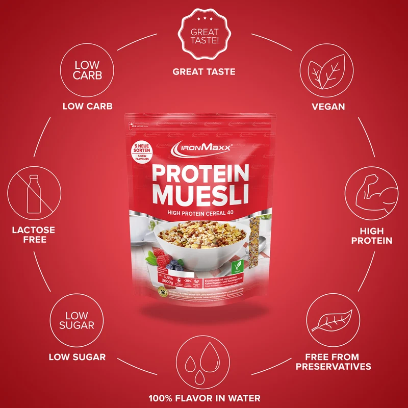 Protein Müsli (2000g) - Haselnuss