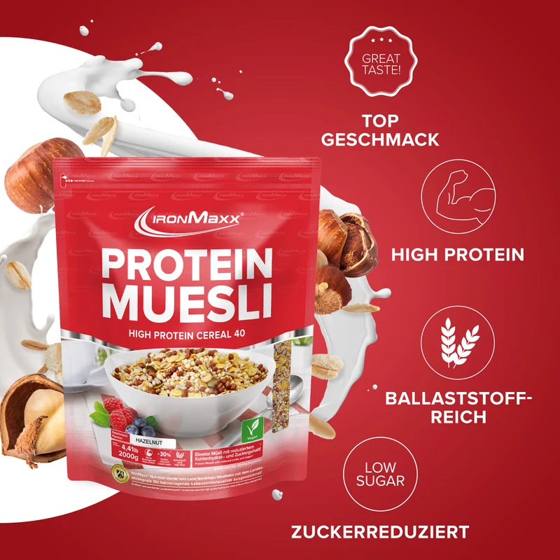Protein Müsli (2000g) - Haselnuss