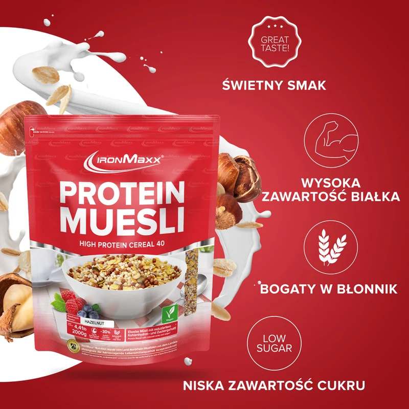 Protein Müsli (2000g) - Haselnuss