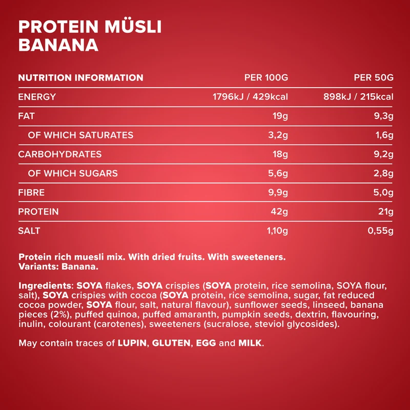 Protein Müsli (2000g) - Banane