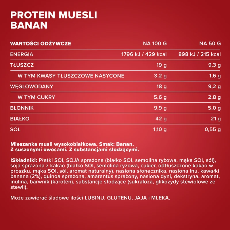 Protein Müsli (2000g) - Banane