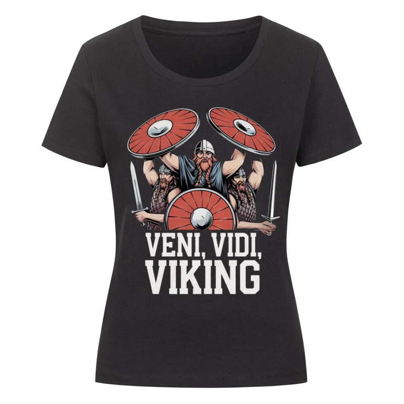 Veni, Vidi, Viking - Damen Premiumshirt