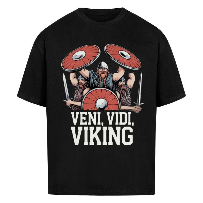 Veni, Vidi, Viking - Oversized Premium Shirt Unisex