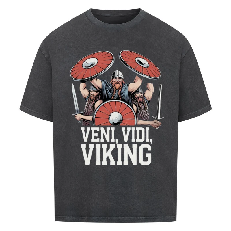 Veni, Vidi, Viking - Oversized Premium Shirt Unisex