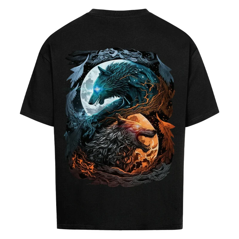 Jäger des Himmels - Premium Oversized Shirt Backprint
