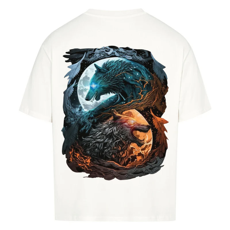 Jäger des Himmels - Premium Oversized Shirt Backprint