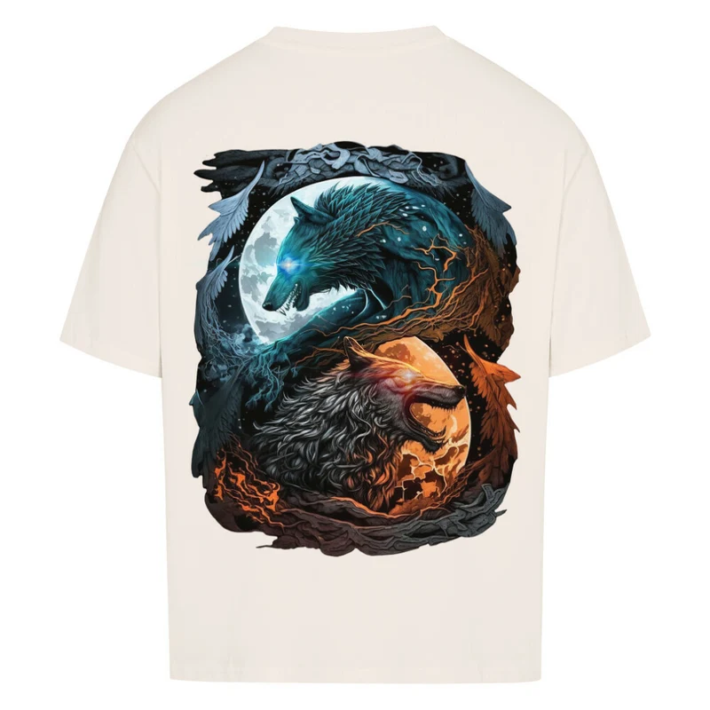 Jäger des Himmels - Premium Oversized Shirt Backprint