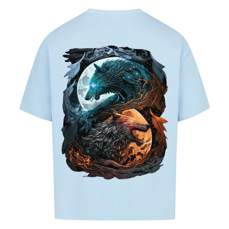 Jäger des Himmels - Premium Oversized Shirt Backprint