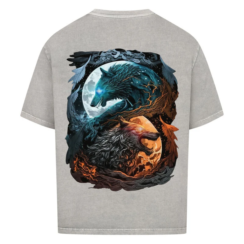 Jäger des Himmels - Premium Oversized Shirt Backprint