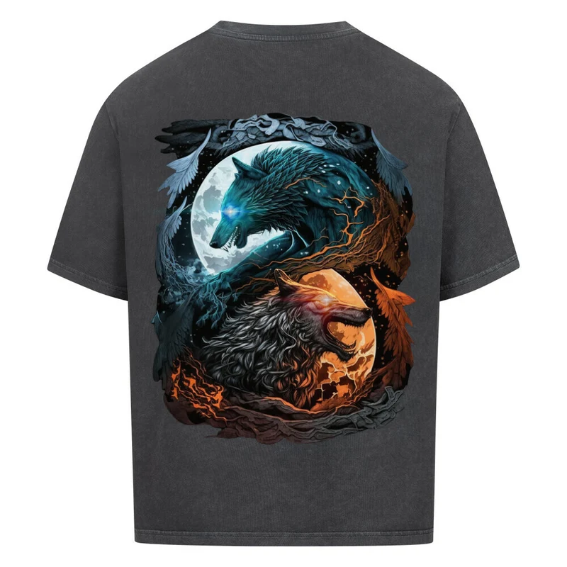 Jäger des Himmels - Premium Oversized Shirt Backprint