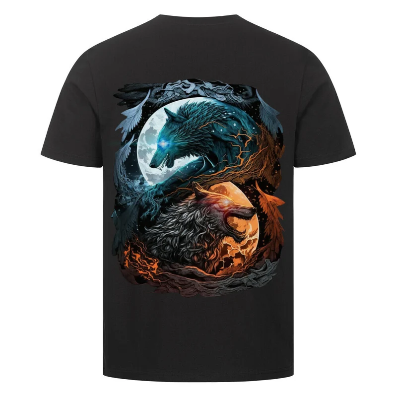 Jäger des Himmels - Herren Shirt Backprint